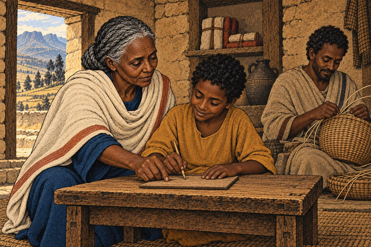 A young apprentice learns among the people of a Keeper household.